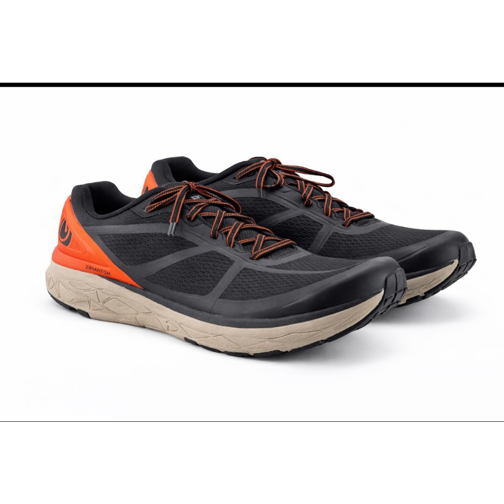 Topo Athletic Phantom Running Shoes Men’s Us 11.5 Eu 46 Black Orange Zipfoam Lig